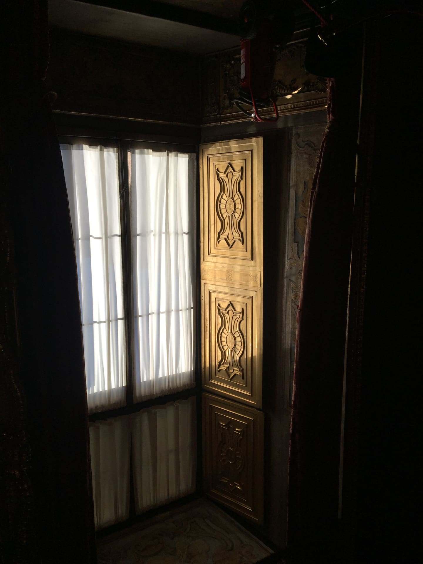 Interior de un palacio italiano, fotografía propia tomada en Italia